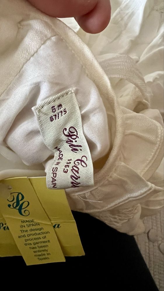 Vestido de batizado bebe 6 meses da Pili Carrera