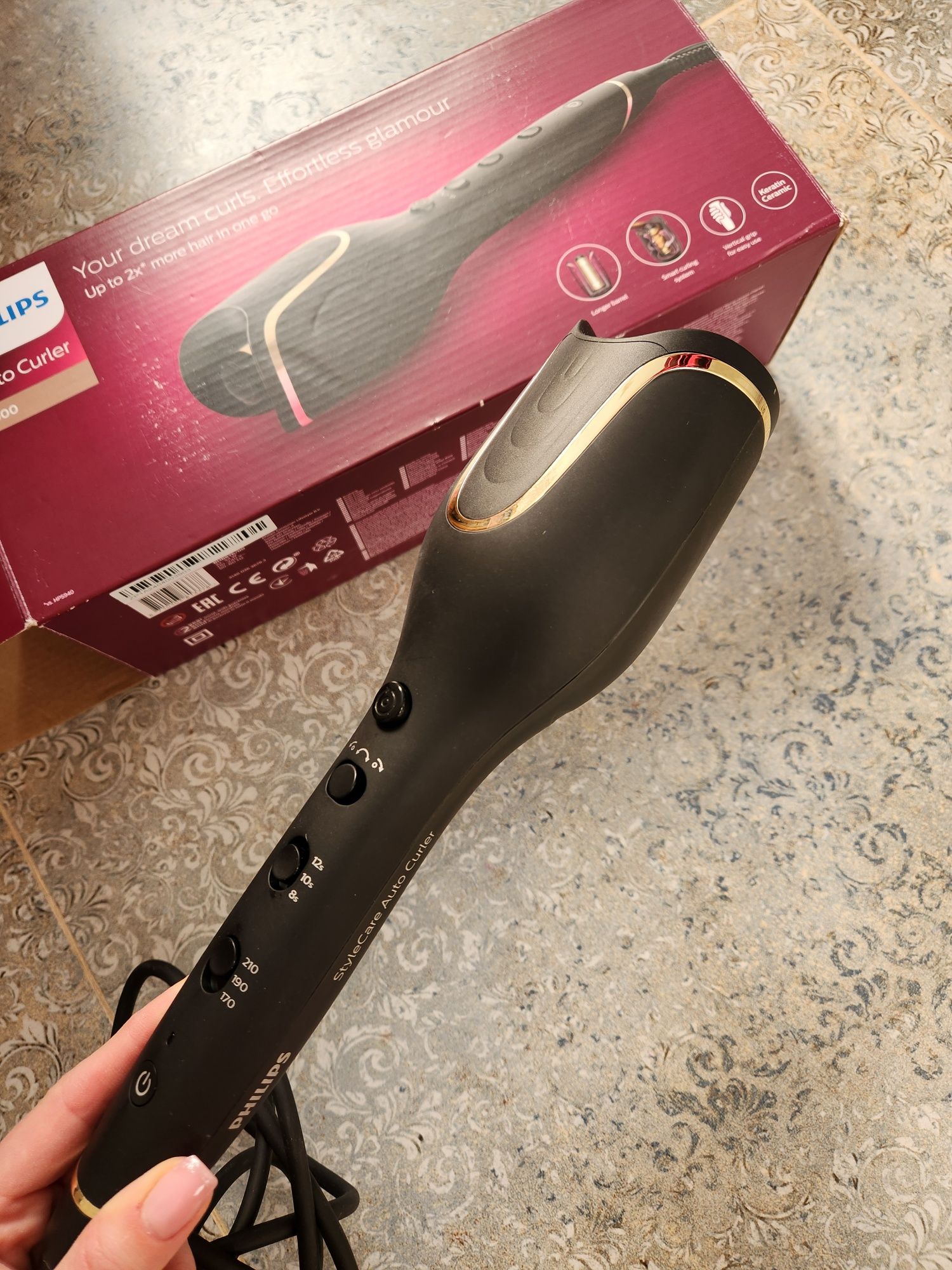 Nowa lokówka automatyczna Philips Auto Curler 8000 gwarancja nowa