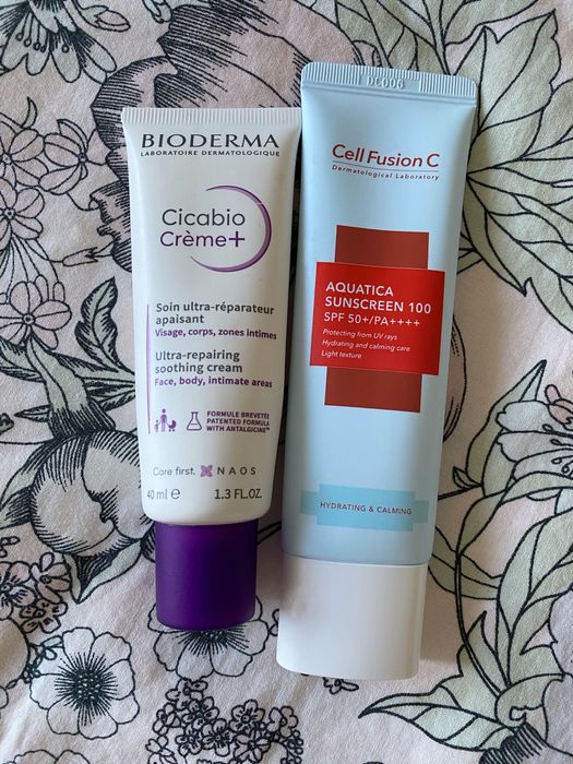 Krem Cell Fusion C spf 50 oraz Bioderma zestaw okazja mega tanio