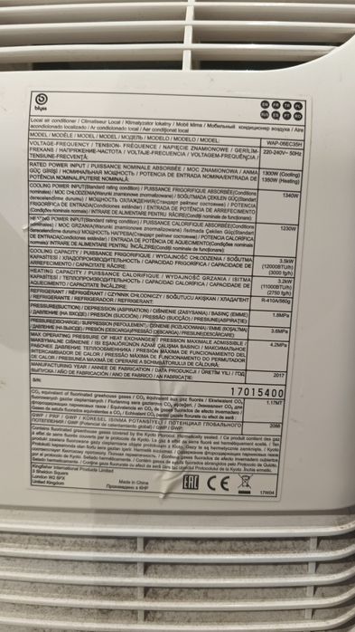 Klimatyzator wolnostojący