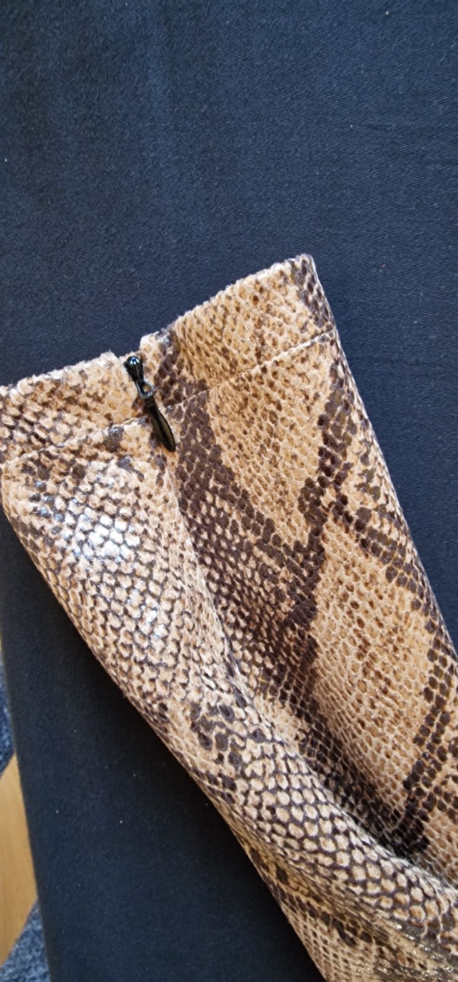 Legginsy Zara wężowe, wąż nowe z metką Zara XS