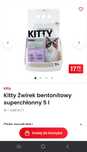 Żwirek dla kota Kitty