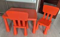IKEA - Mammut - stolik + 2 krzesła
