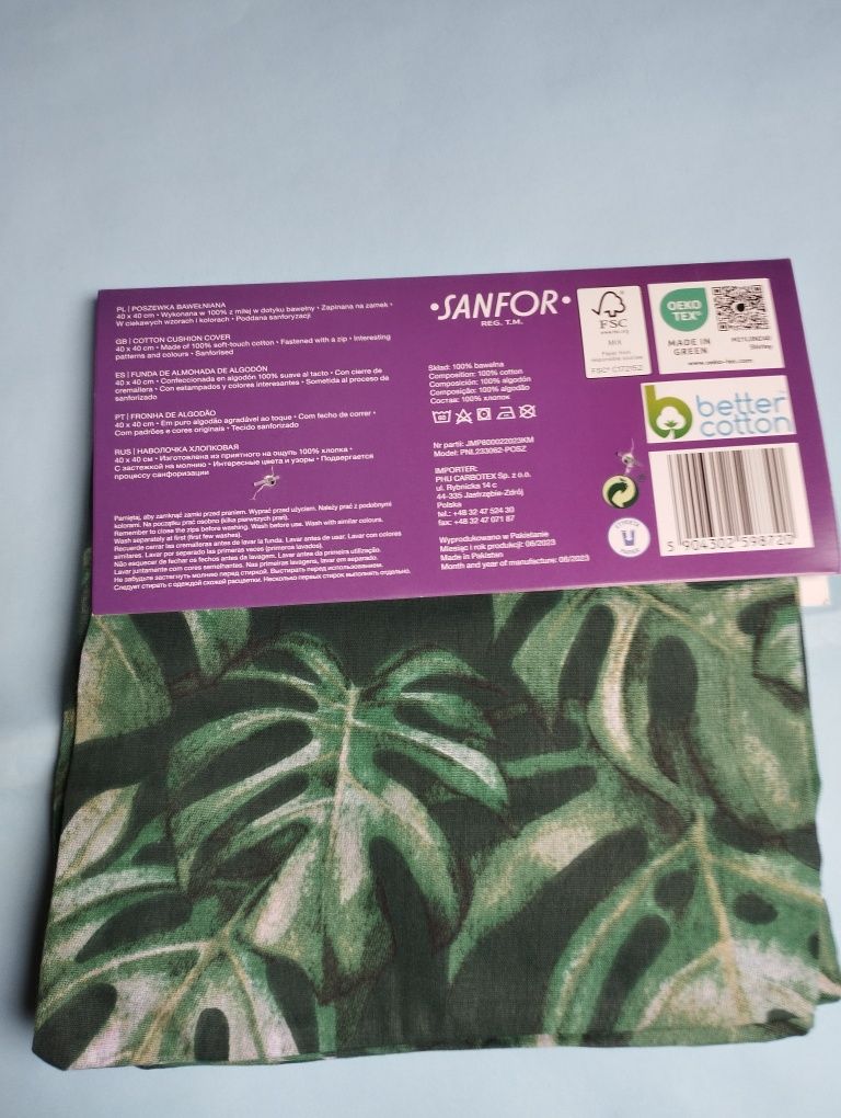 Poszewki na poduszkę 2x 40x40 Smukee