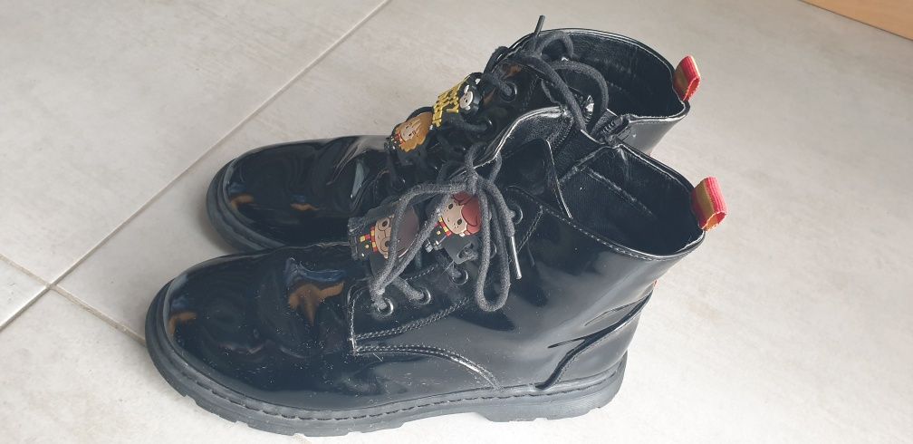 Botki, buty, Harry Potter, lakierowane, dziewczęce