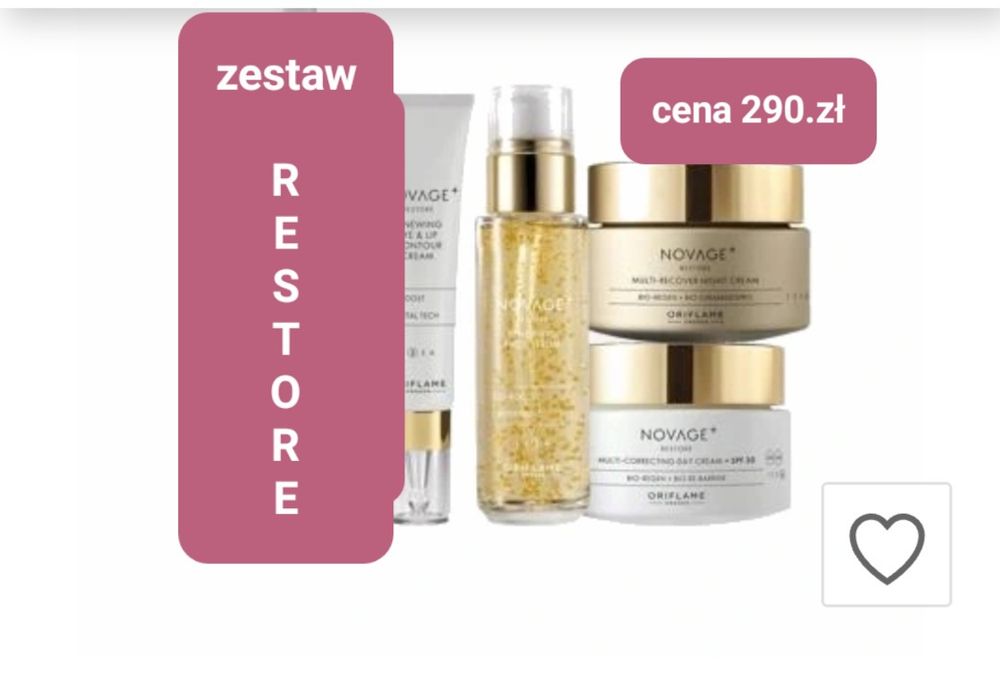 Zestaw TIME RESTORE marki Oriflame