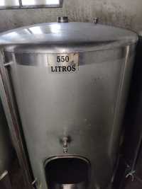 Depósitos inox para vinho