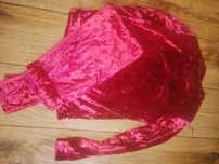Damski dres welurowy.