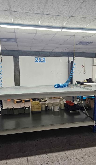 Bancadas de trabalho em alumínio