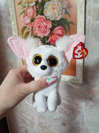 TY Beanie Boos глазастик лиса, лисичка, лисенок фенек Phoenix 15 см