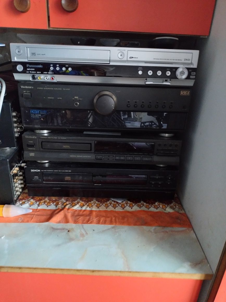 Dużo sprzętu audio, Pioneer,Technics,Denon,różne, subwoofery