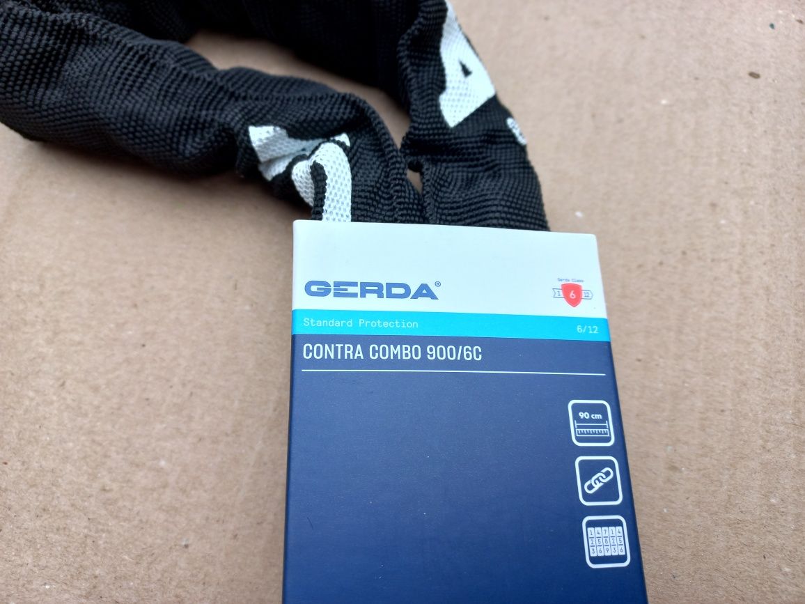Оригинальный кодовый велозамок Gerda Contra Combo 900/6 С из Германии