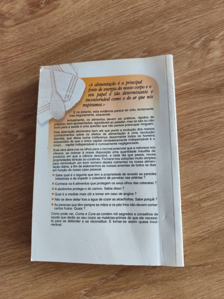 Livro Coma e cure-se