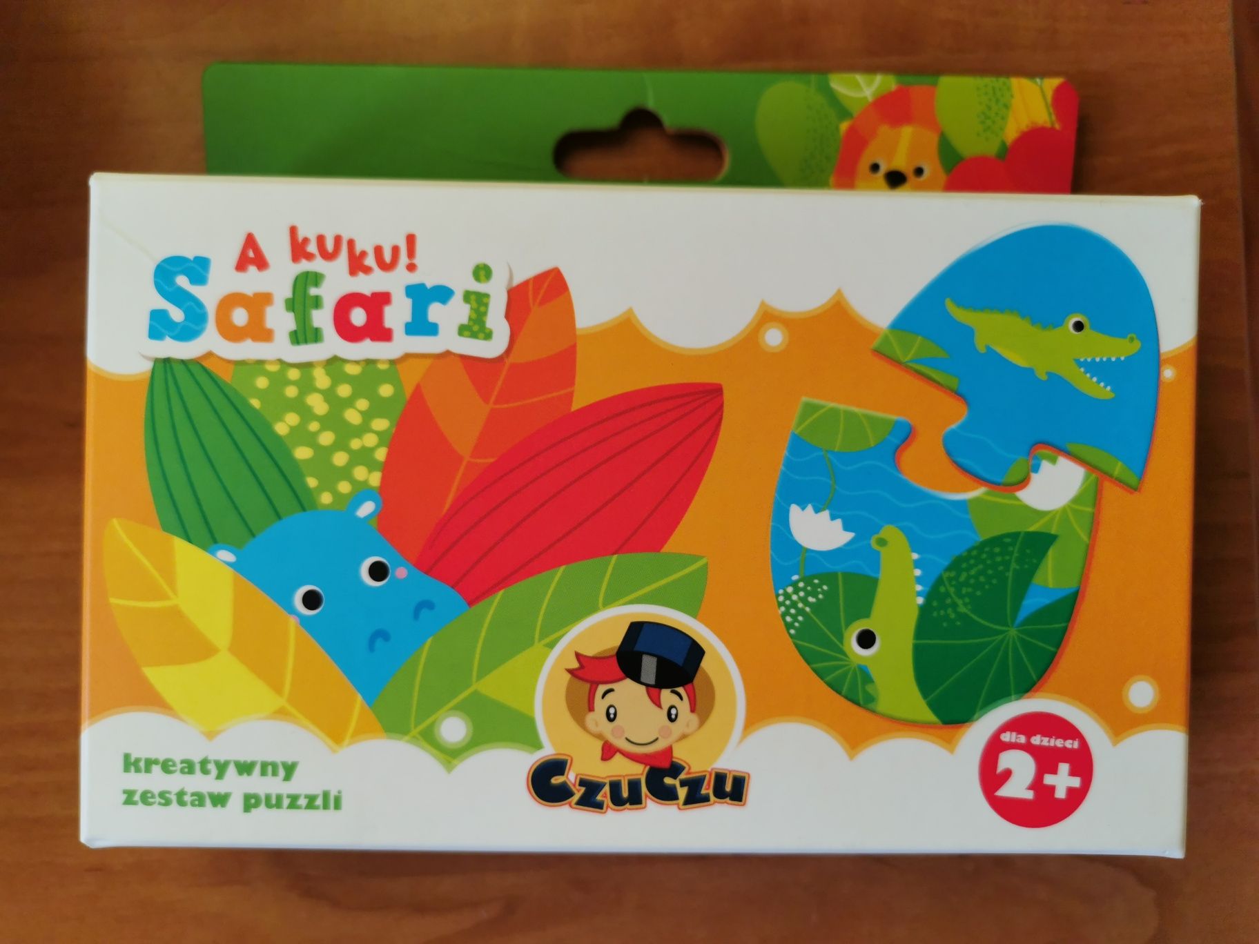 Kreatywny zestaw puzzli Safari firmy Czuczu dla dzieci 2 +
