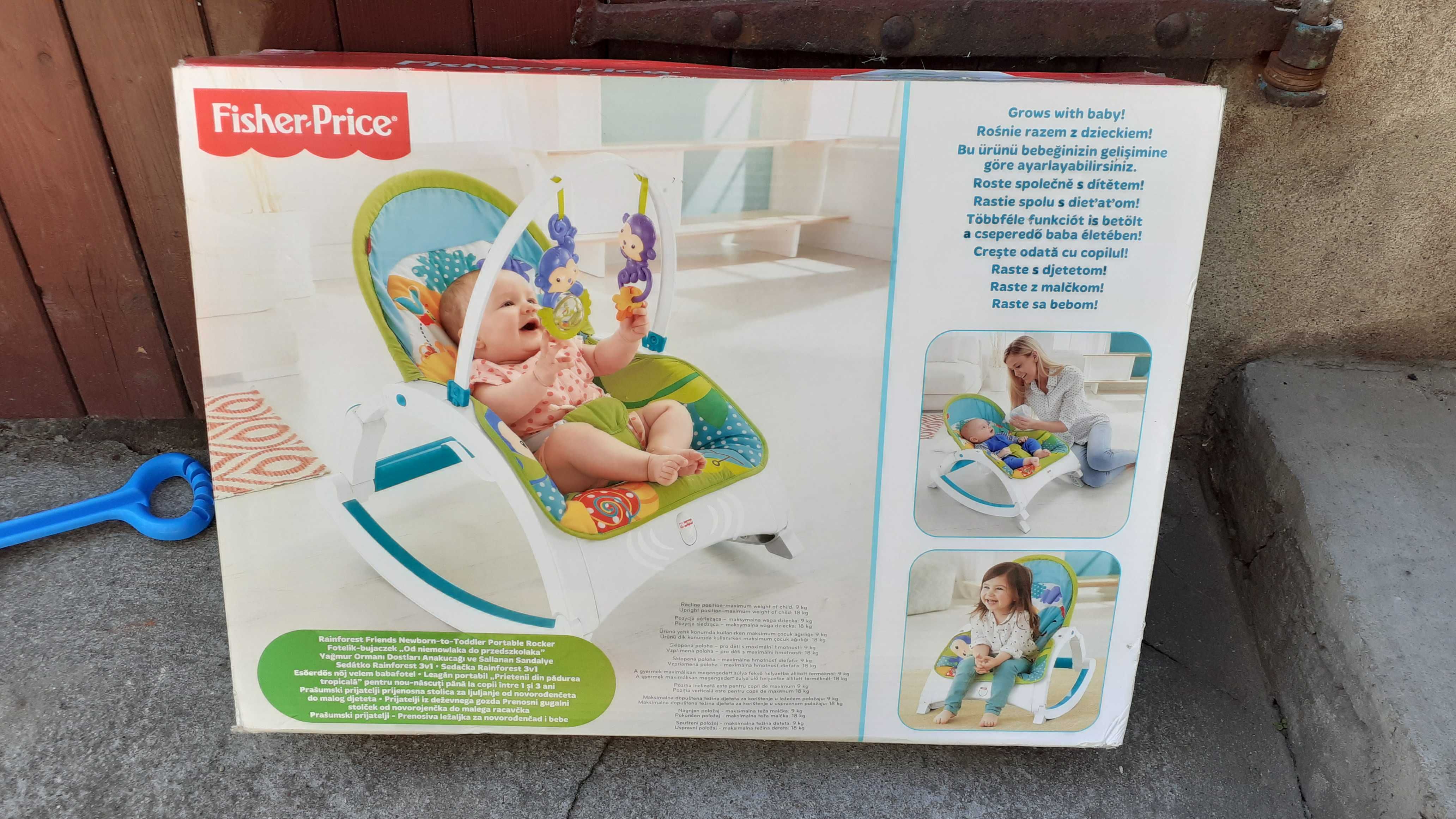 Leżaczek bujaczek Fisher-Price