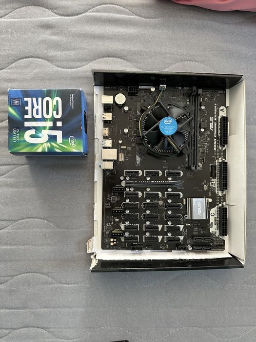 Płyta główna ASUS B250 mining + procesor Intel i5-7500