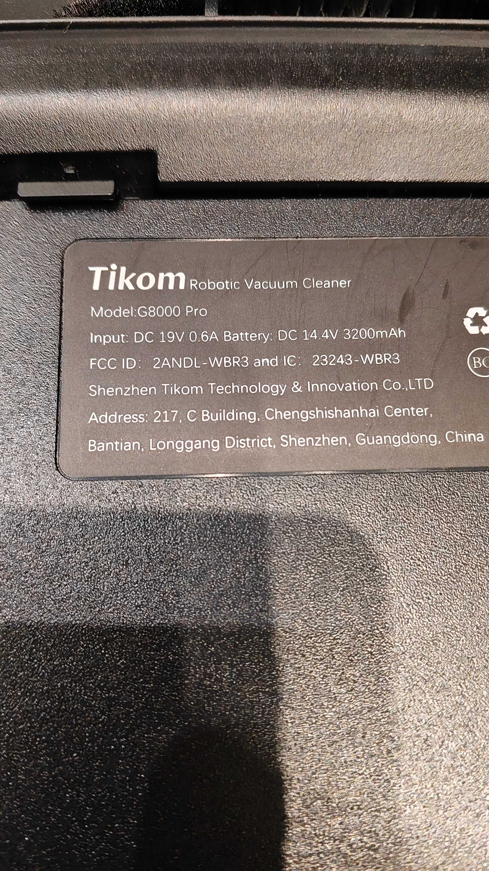 Tikom G8000 Pro , миючий робот пилосос