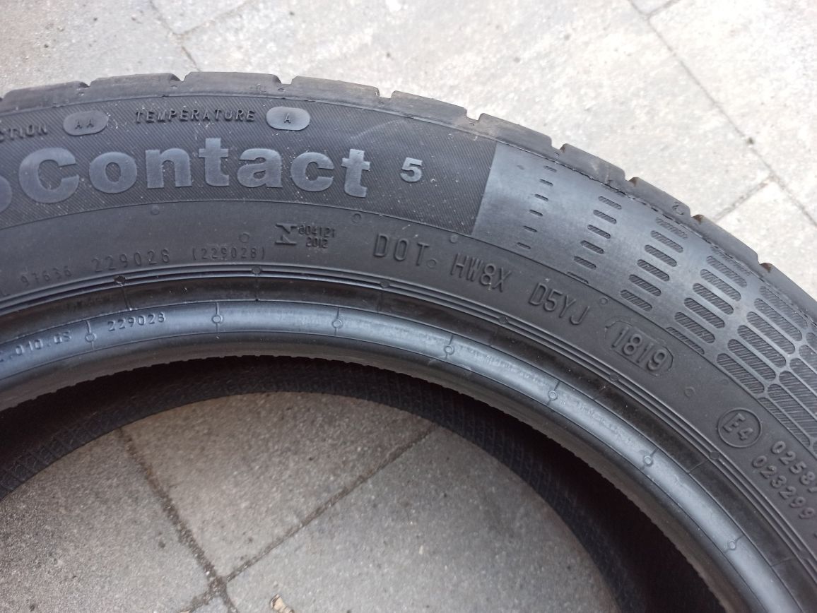 Летняя резина 185/55 R15 Continental Eco Contact 5