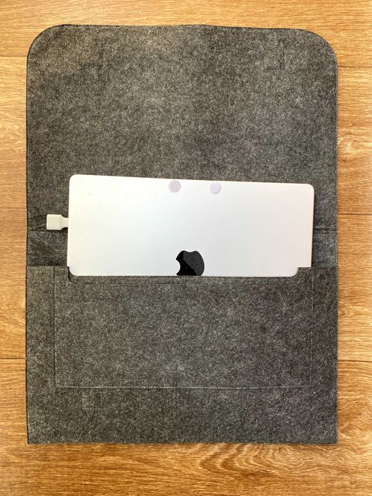 Продам чохол-конверт з повсті/фланелі/войлока для MacBook, iPad, сірий