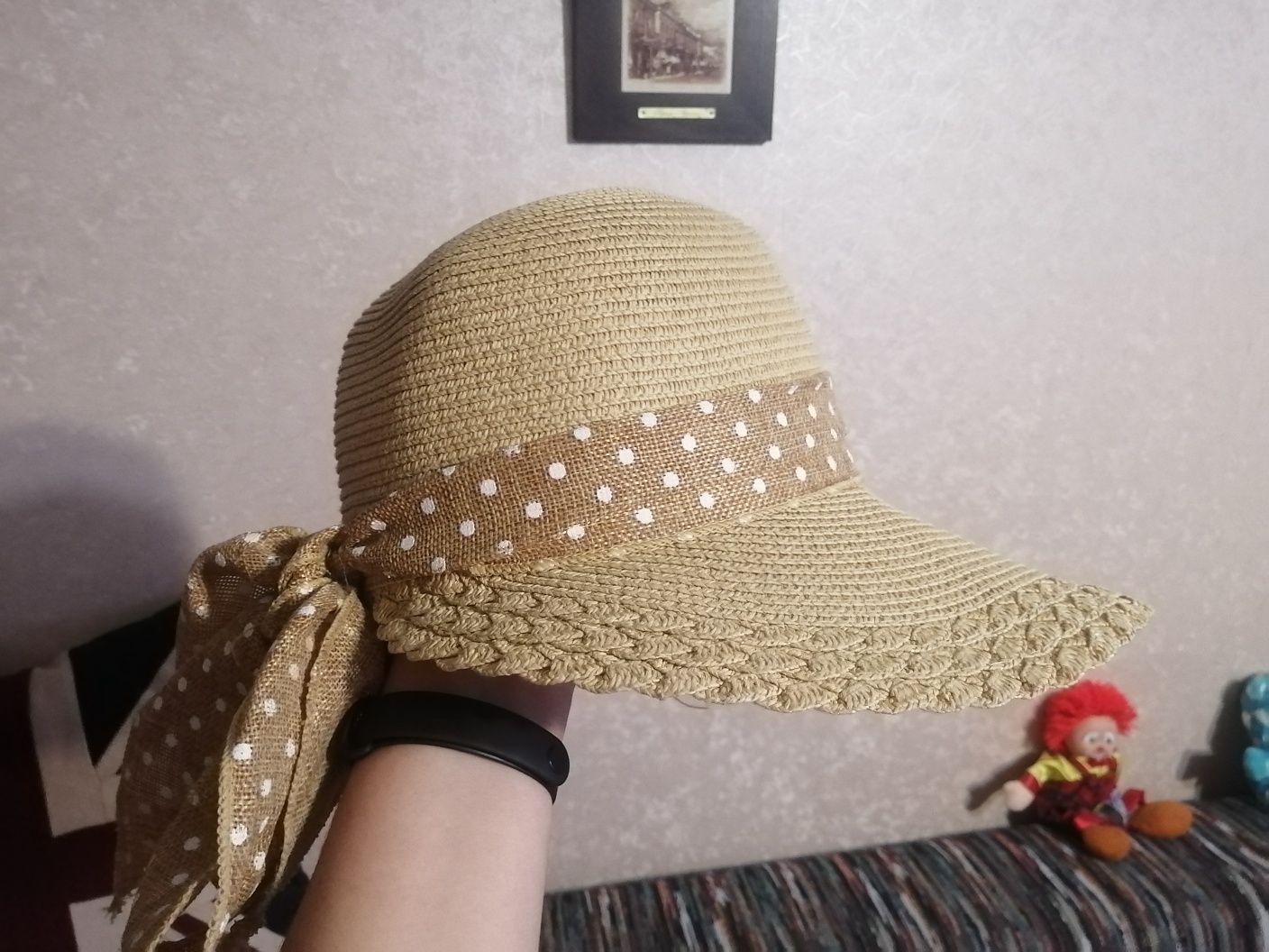 Женская весенние-летняя шляпа шляпка
