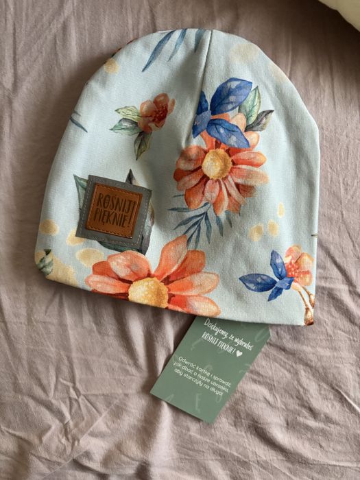 Czapka rośnij pięknie nowa