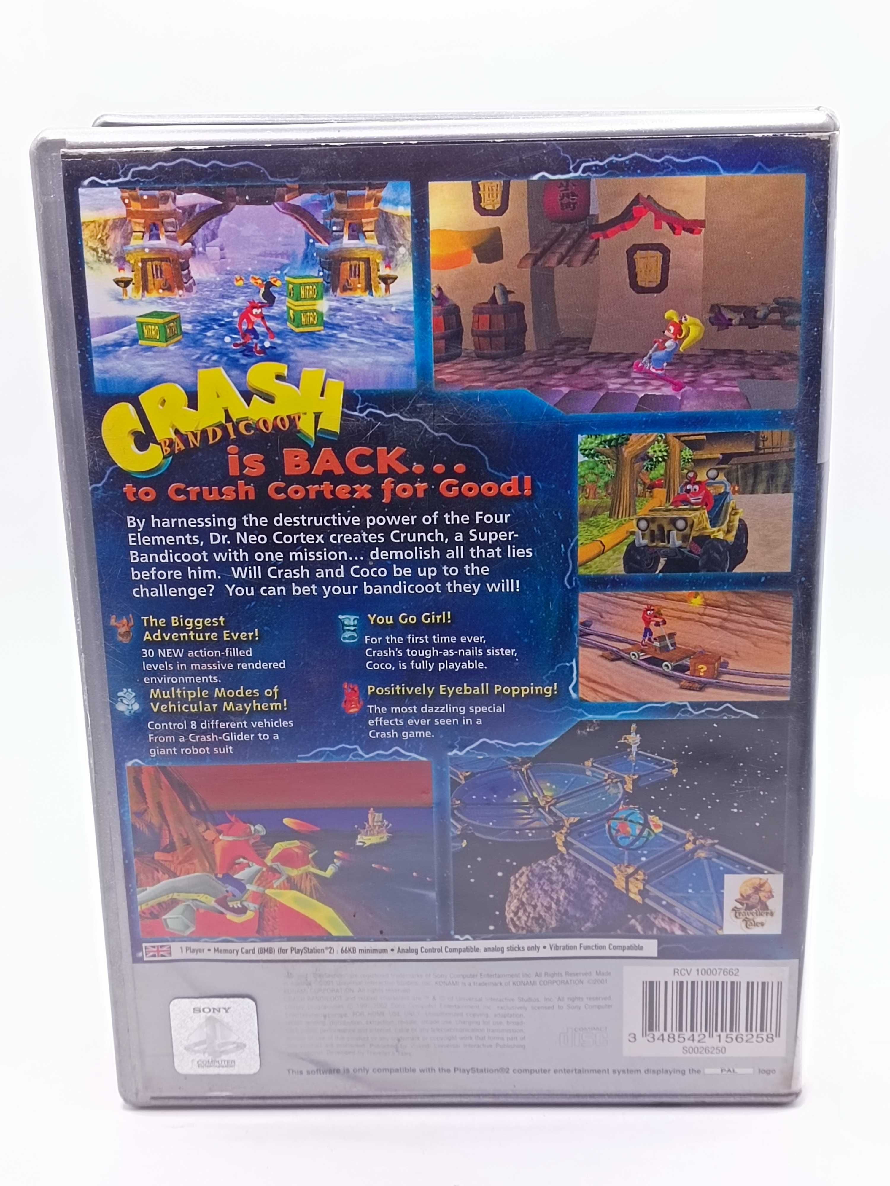 GRA Crash Bandicoot The Wrath Of Cortex NA PS2 139/02/25s