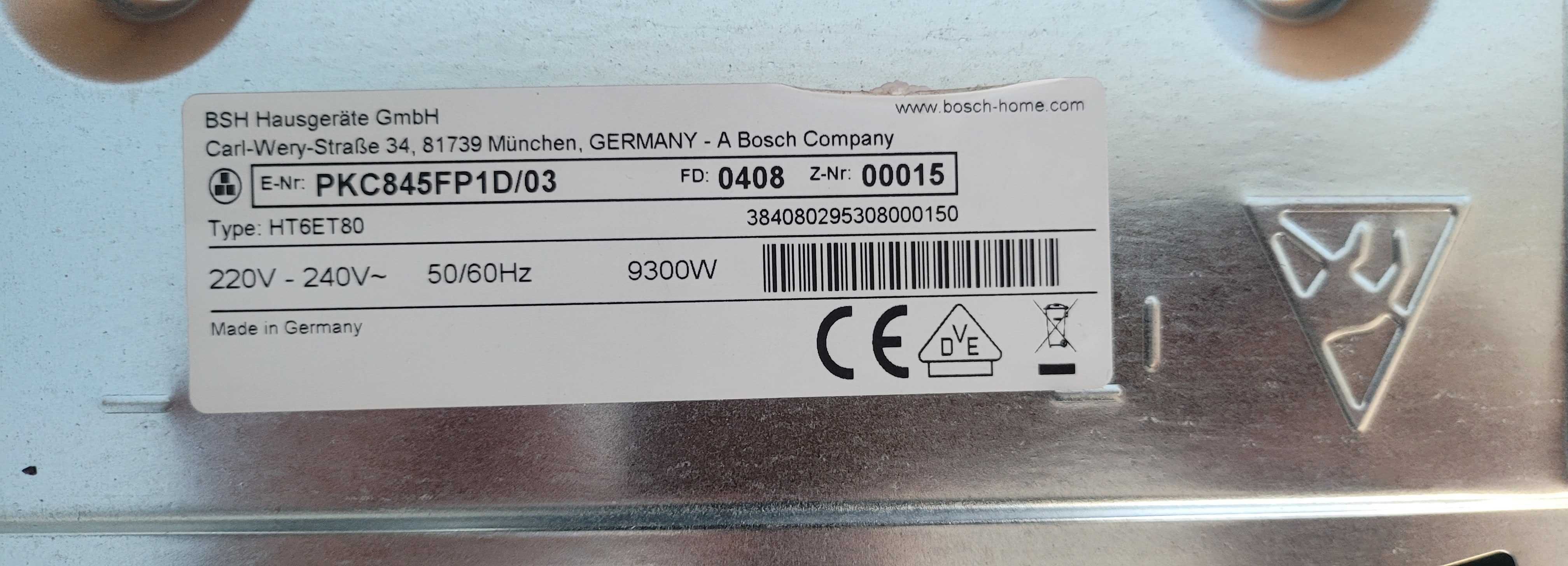 Bosch PKC845FP1D seria 6 - Płyta elektryczna - Dostawa Gratis