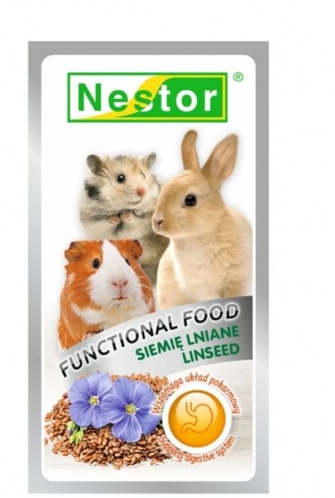 Żywność Funkcjonalna - Siemie dla gryzoni