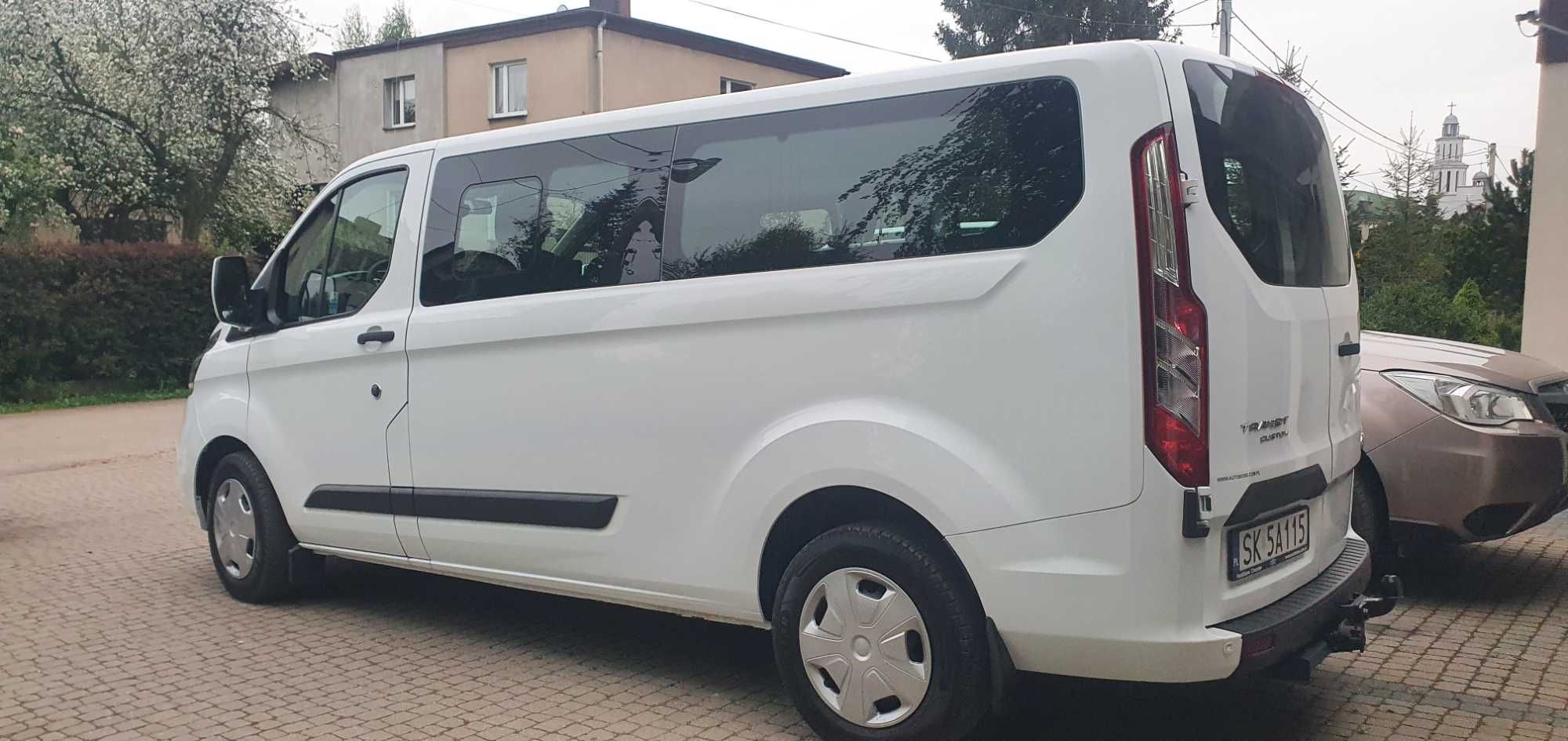 przewóz osób, wynajem busa 9 osobowego