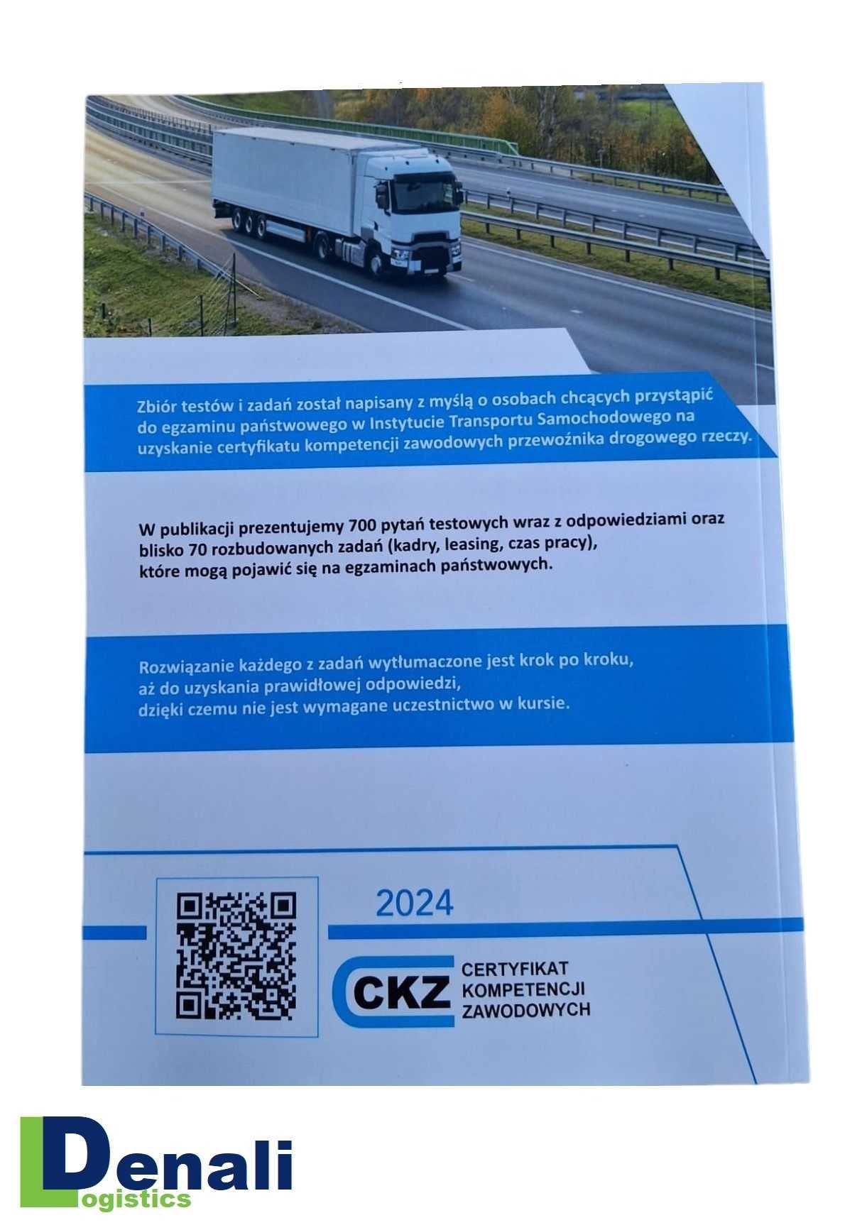 Certyfikat Kompetencji Zawodowych 2024 Testy do licencji transportowej
