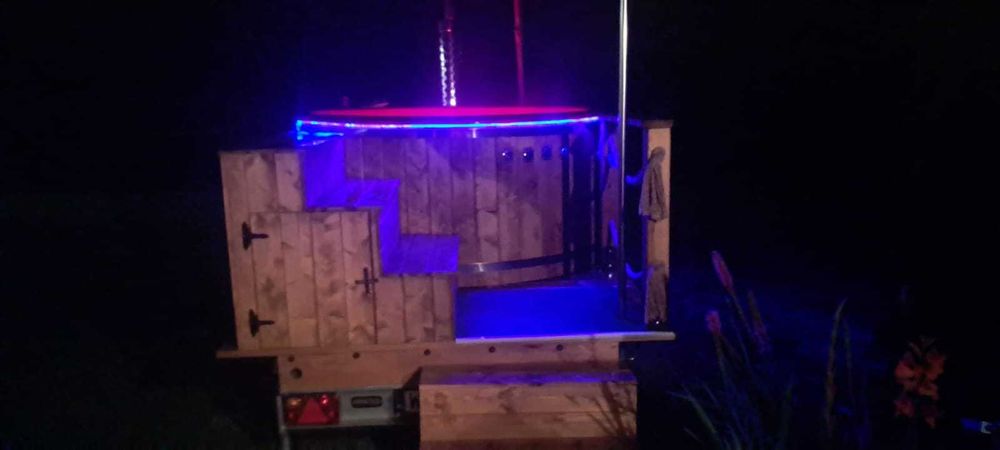 Balia/bania ogrodowa jacuzzi z hydromasażem 200cm dla 8 osób