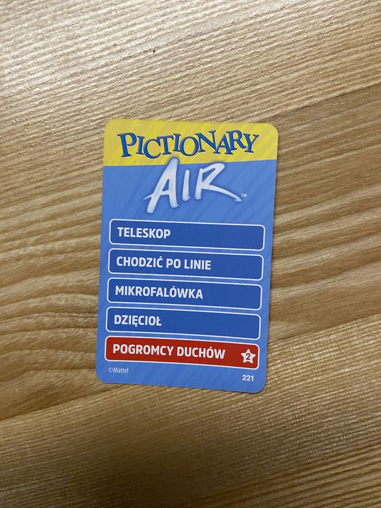 Mattel Gra Pictionary Air po polsku - stan bardzo dobry+