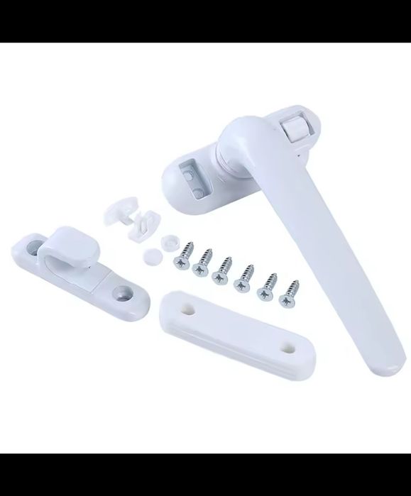 Klamka balkonowa biała