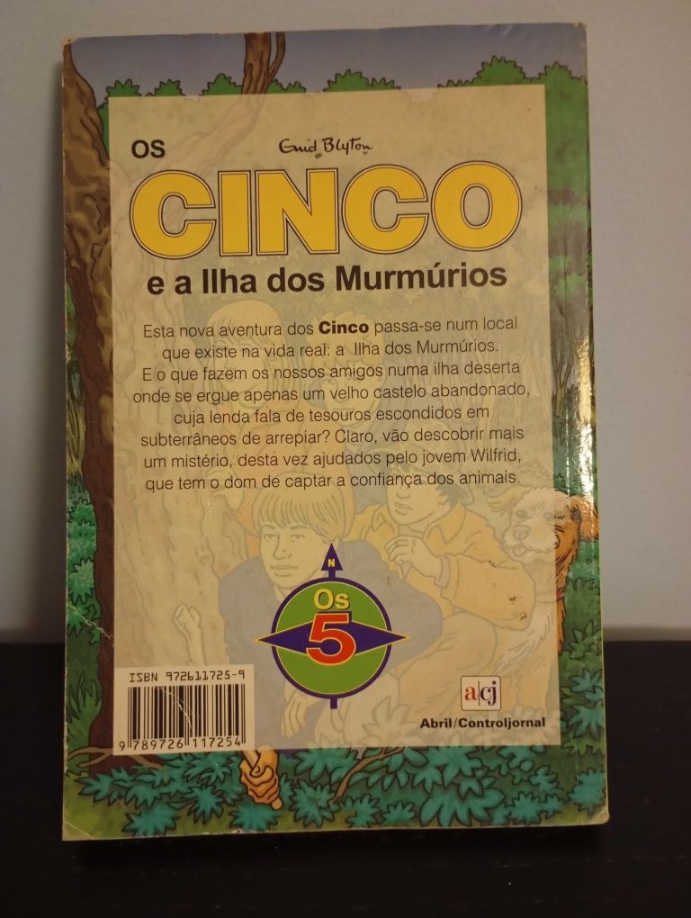 Os cinco e a ilha dos murmúrios