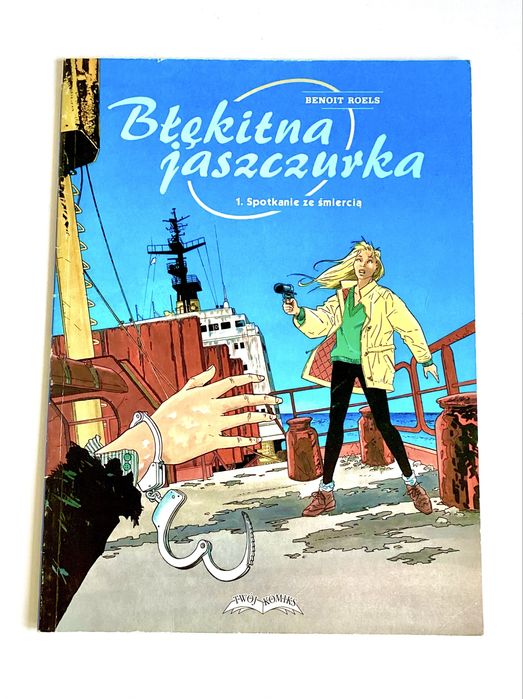 Spotkanie ze śmiercią Błękitna Jaszczurka Benoit Roels Komiks