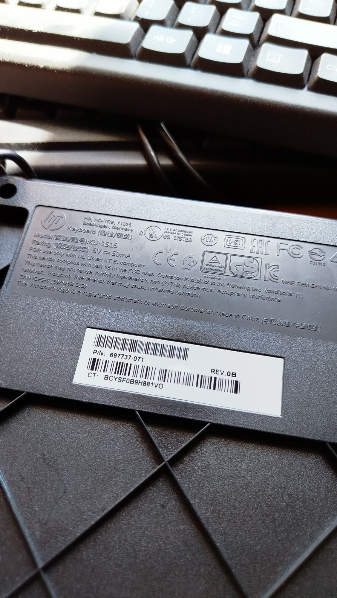 Três Teclados HP