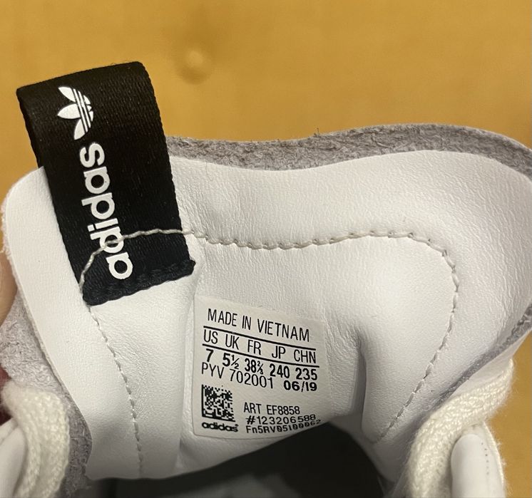 Sneakersy damskie Adidas Sleek, skóra naturalna roz. 38,5