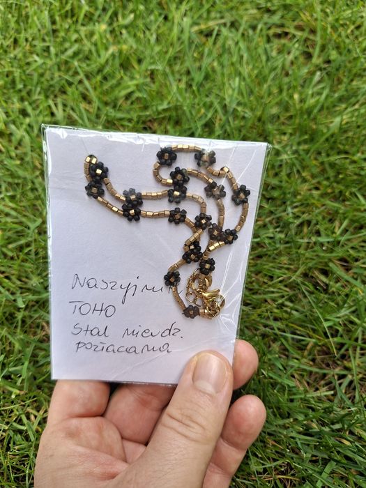Naszyjnik 41 cm hand made