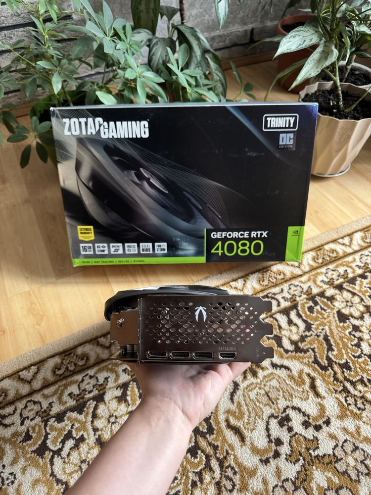 ZOTAC GAMING GeForce RTX 4080 Trinity 16GB GDDR6X (Читайте Опис)