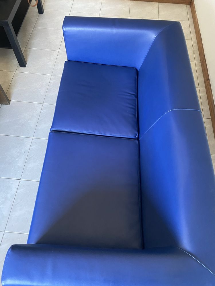 Sofa 2 lugares - azul