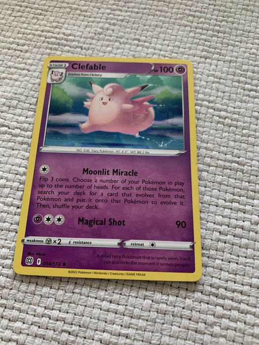 Karta pokemon „Clefable”