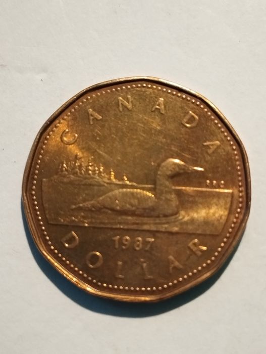 Moedas de 1 Dollar 1987 e 1989  Canadá não circuladas