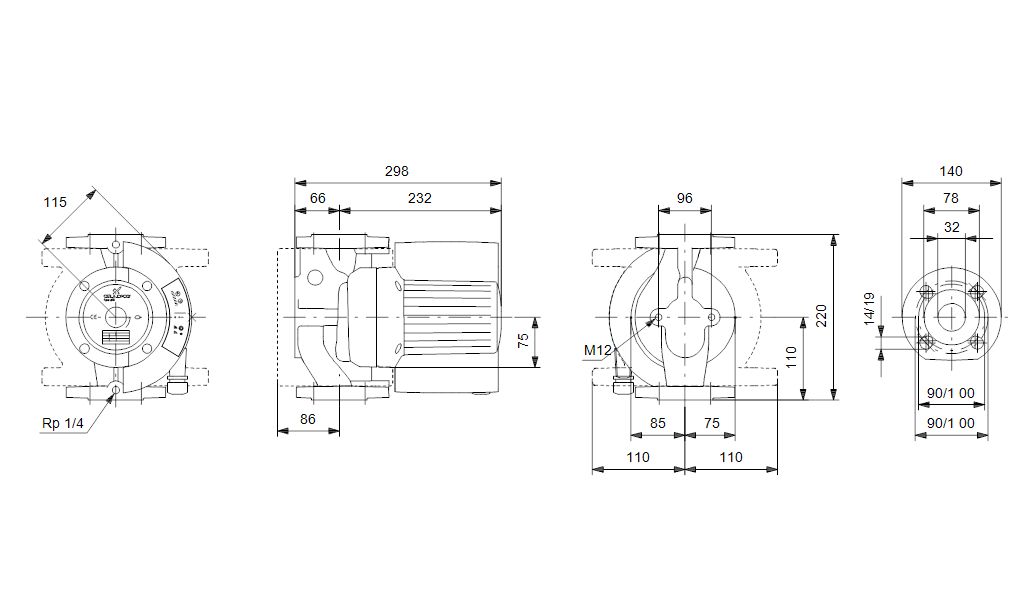 Pompa Grundfos UPE 32-120 F używana z gwarancją