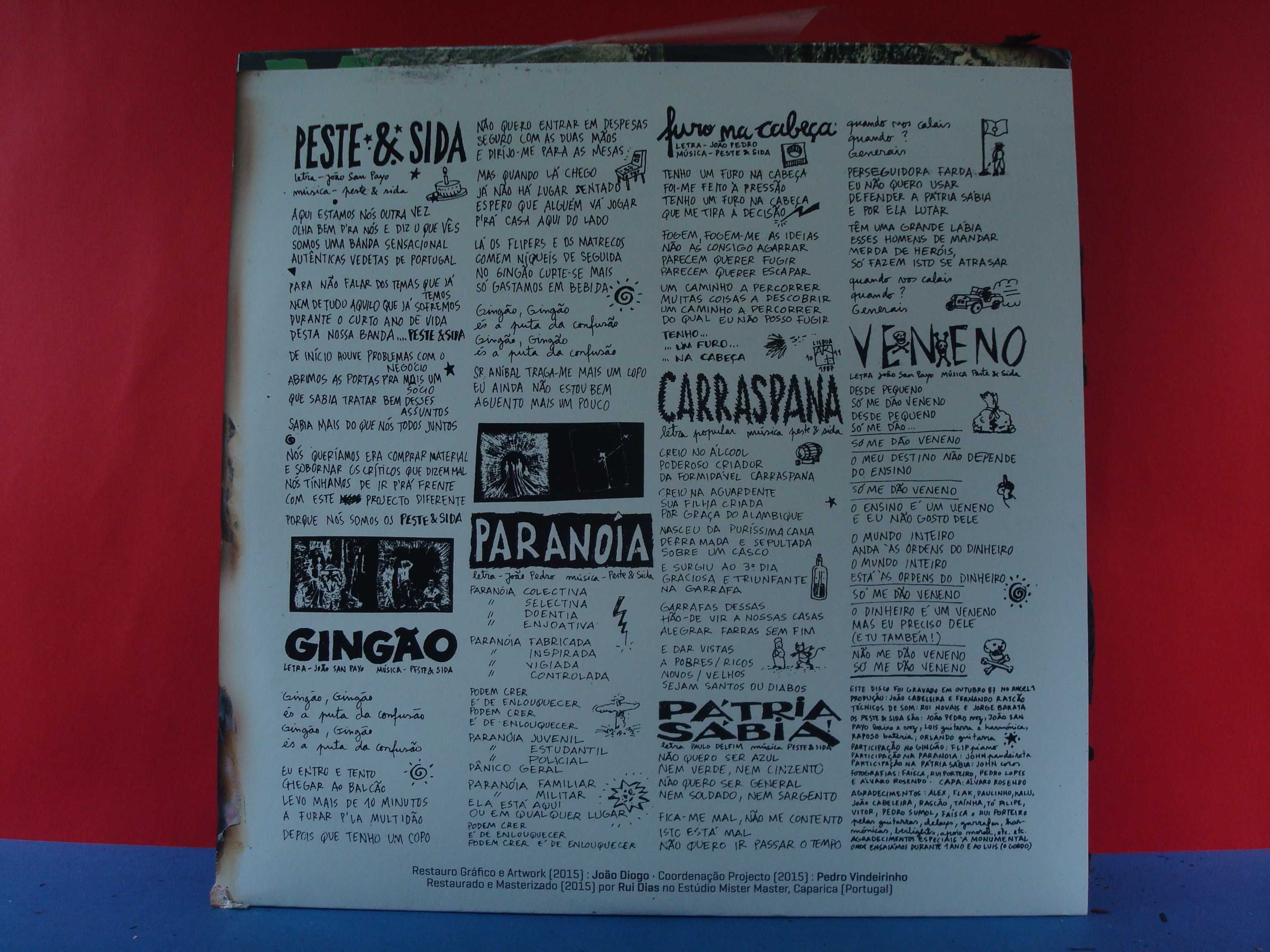 Peste & Sida - Veneno / LP / Ver Descrição / Ver Descrição