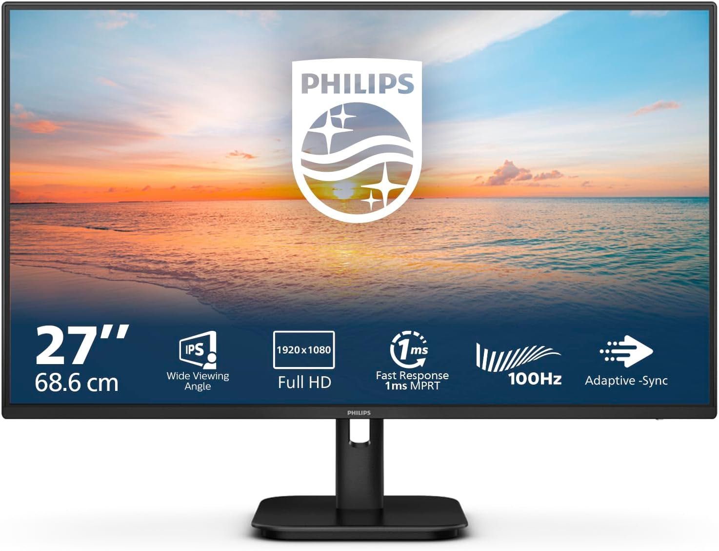 Philips 27E1N1100A Monitor FHD de 27 polegadas, 100Hz, IPS, HDMI