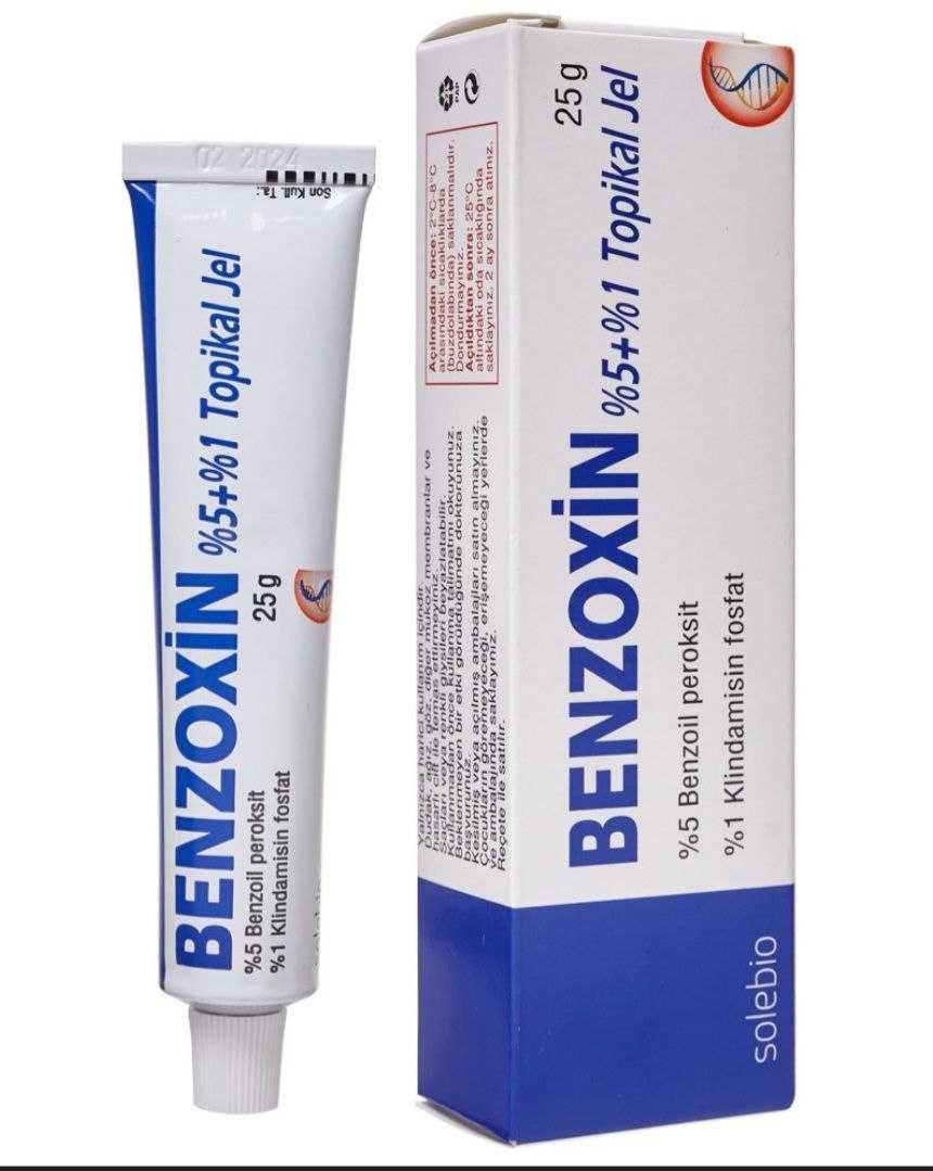 Бензоксин гель (Дуак гель) для леченя акне из Турции