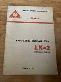 Ładowarka hydrauliczna ŁK-2 instrukcja obsługi Fadroma