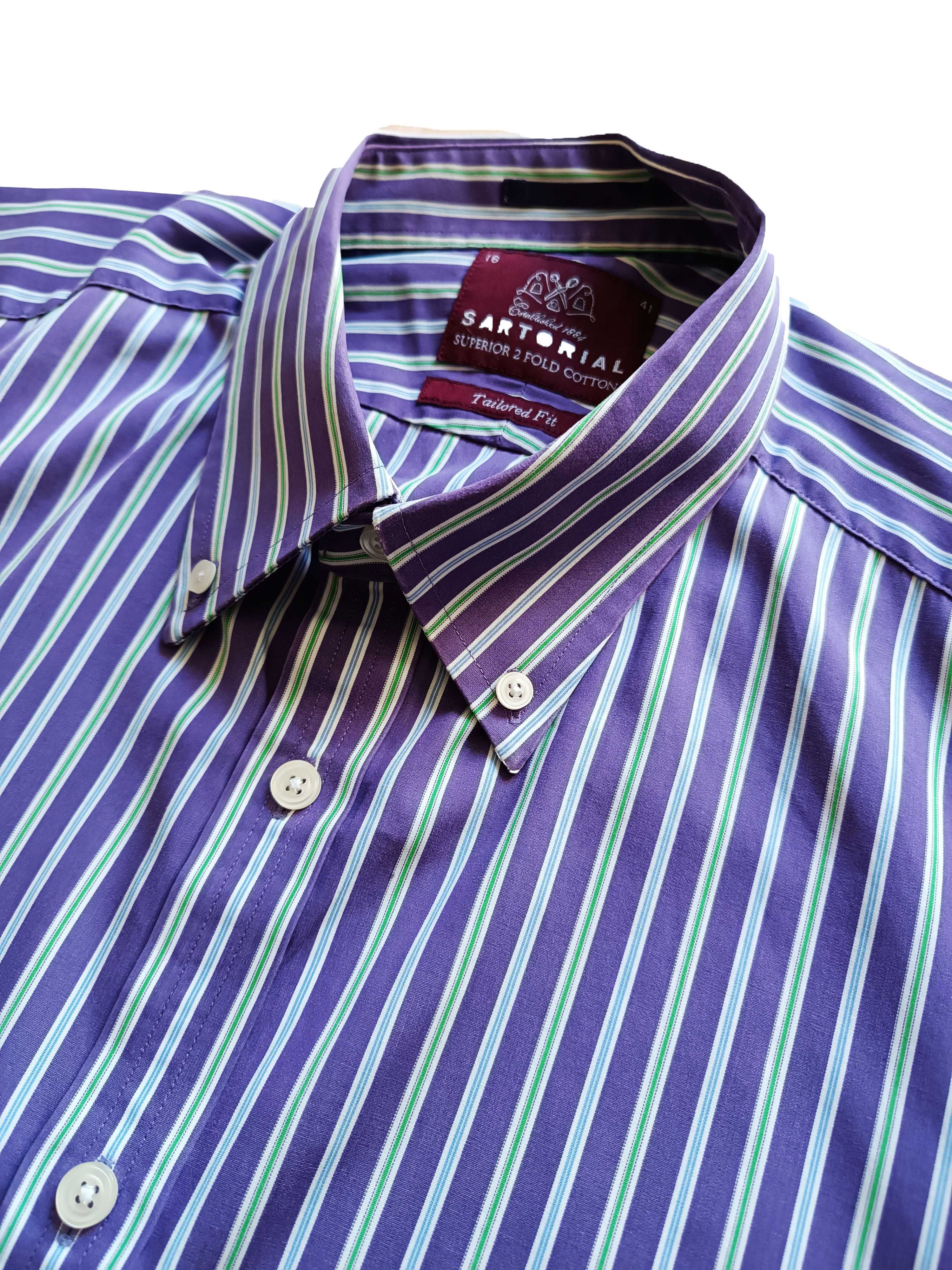 Рубашка классическая Sartorial. Коттон. Идеал.сост. Разм. 16 / 41 (50)