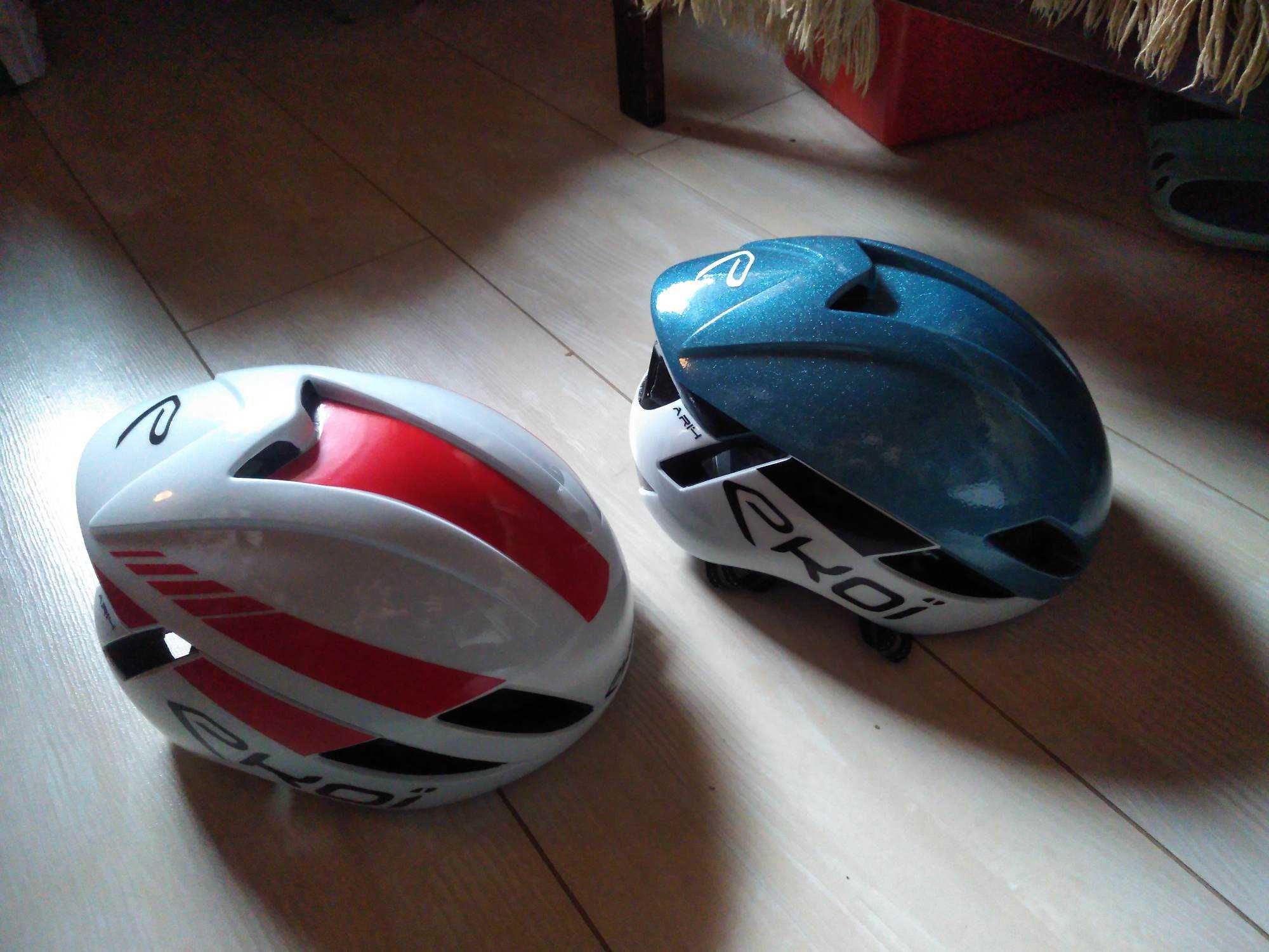Ekoi ar 14 kask aero jak nowy 54-58 M biały!!