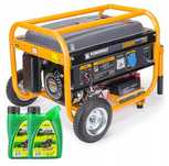 Agregat prądotwórczy generator prądu 3000W 7KM AVR MOCNY Rozruch kółka
